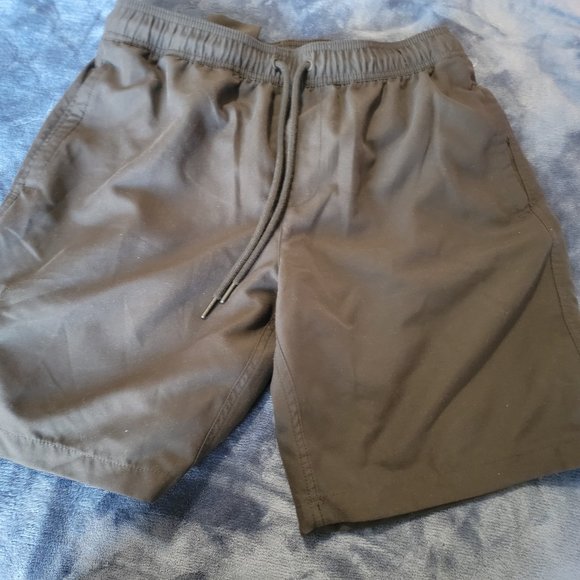 Men's Amazon Essentials swim trunks, black, M - Picture 2 of 5